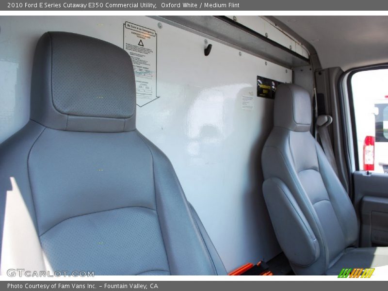 Oxford White / Medium Flint 2010 Ford E Series Cutaway E350 Commercial Utility