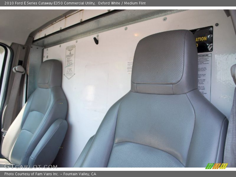 Oxford White / Medium Flint 2010 Ford E Series Cutaway E350 Commercial Utility