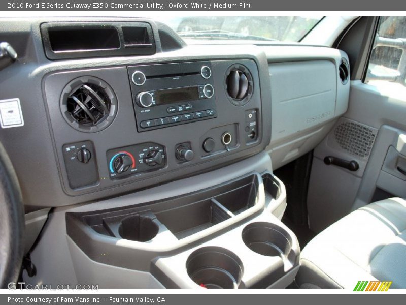Oxford White / Medium Flint 2010 Ford E Series Cutaway E350 Commercial Utility