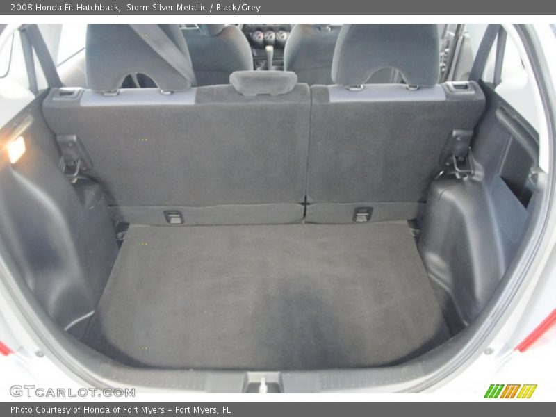Storm Silver Metallic / Black/Grey 2008 Honda Fit Hatchback