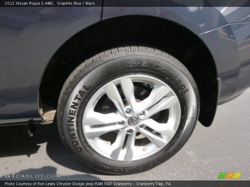 Graphite Blue / Black 2013 Nissan Rogue S AWD