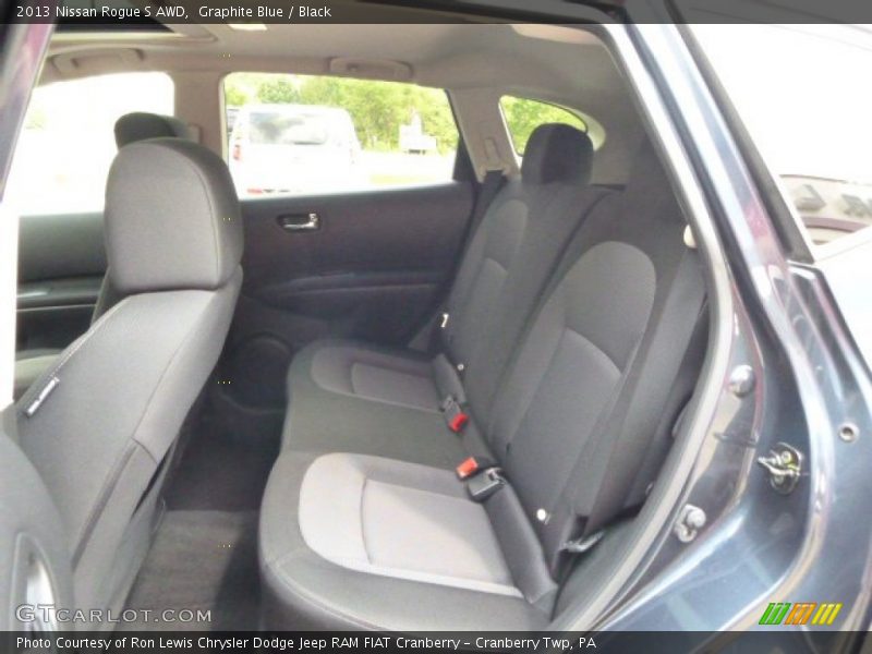 Graphite Blue / Black 2013 Nissan Rogue S AWD