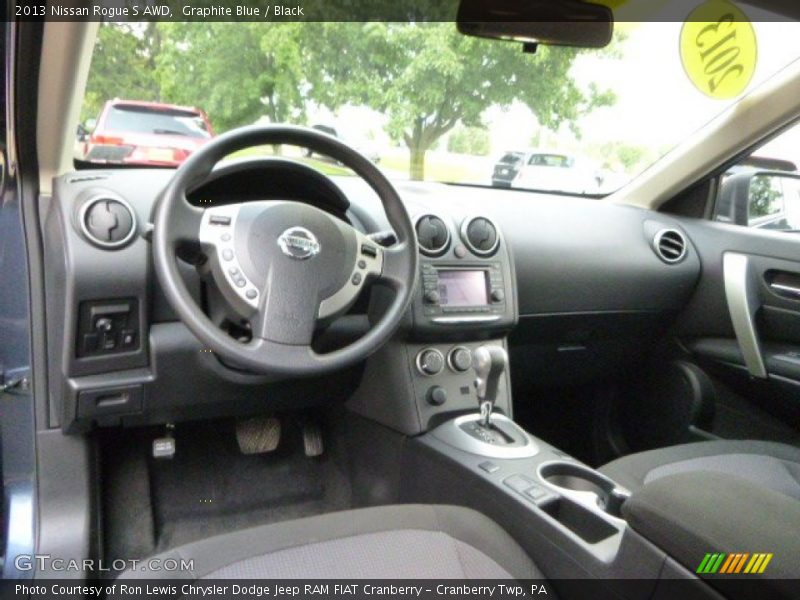 Graphite Blue / Black 2013 Nissan Rogue S AWD