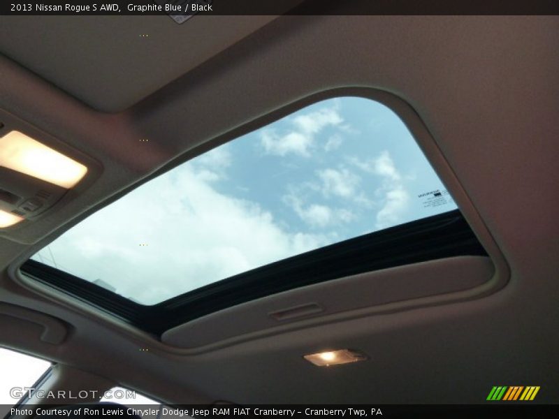 Graphite Blue / Black 2013 Nissan Rogue S AWD