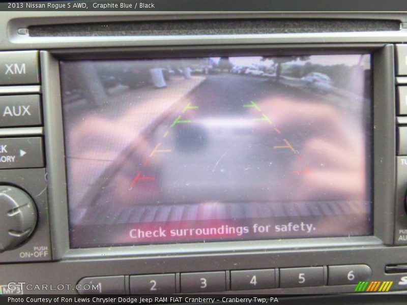 Graphite Blue / Black 2013 Nissan Rogue S AWD