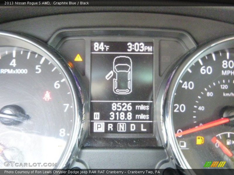 Graphite Blue / Black 2013 Nissan Rogue S AWD