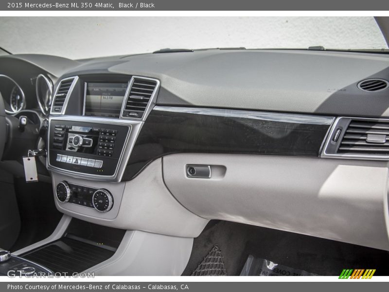 Dashboard of 2015 ML 350 4Matic