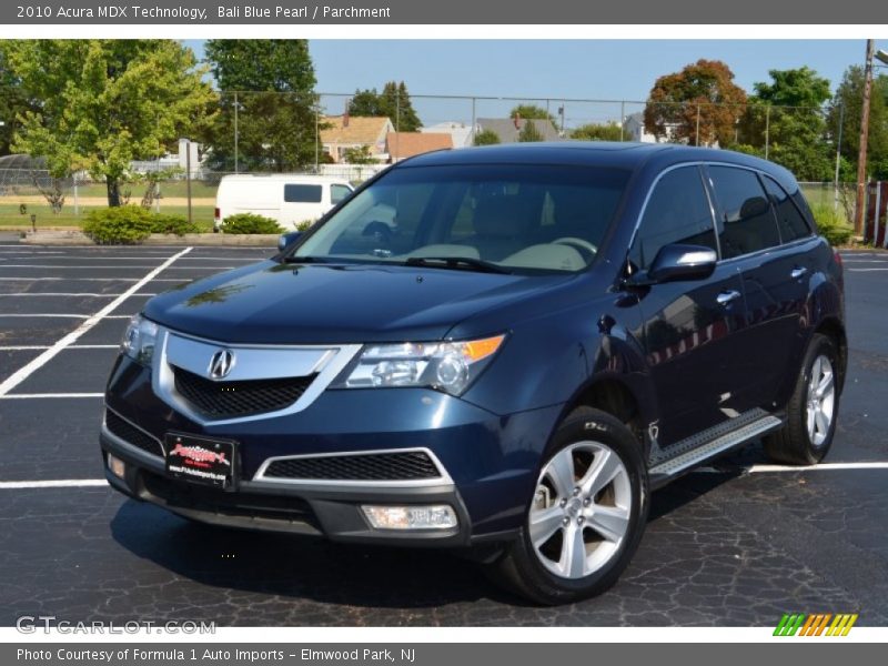 Bali Blue Pearl / Parchment 2010 Acura MDX Technology