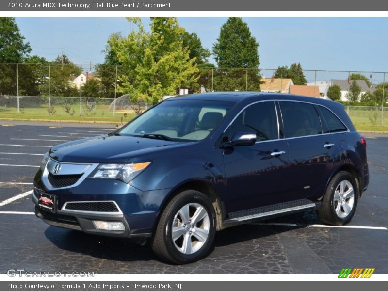 Bali Blue Pearl / Parchment 2010 Acura MDX Technology