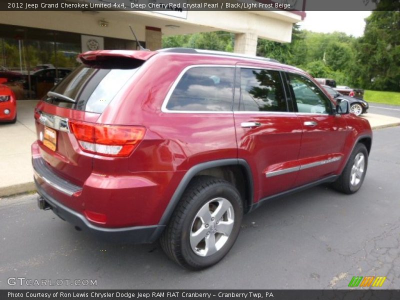 Deep Cherry Red Crystal Pearl / Black/Light Frost Beige 2012 Jeep Grand Cherokee Limited 4x4