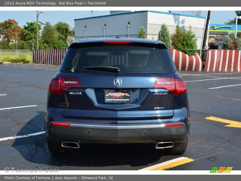 Bali Blue Pearl / Parchment 2010 Acura MDX Technology