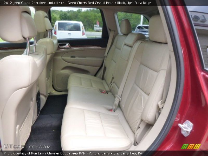 Deep Cherry Red Crystal Pearl / Black/Light Frost Beige 2012 Jeep Grand Cherokee Limited 4x4