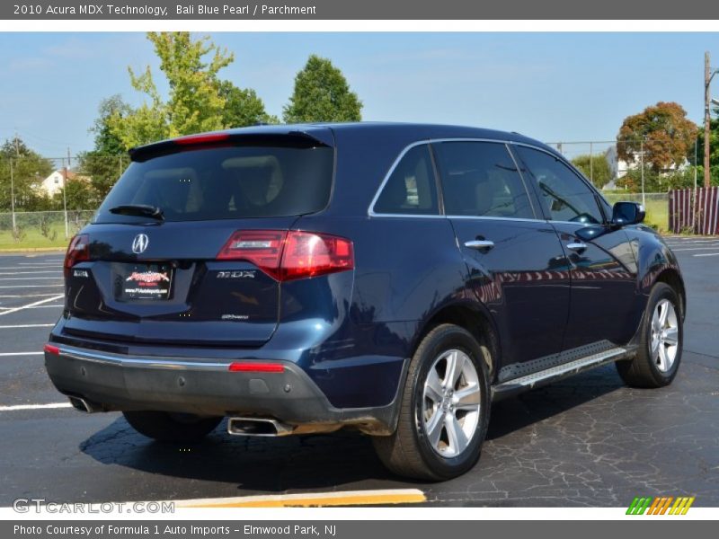 Bali Blue Pearl / Parchment 2010 Acura MDX Technology