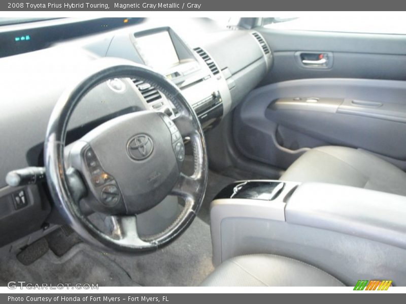 Magnetic Gray Metallic / Gray 2008 Toyota Prius Hybrid Touring