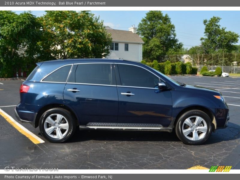 Bali Blue Pearl / Parchment 2010 Acura MDX Technology