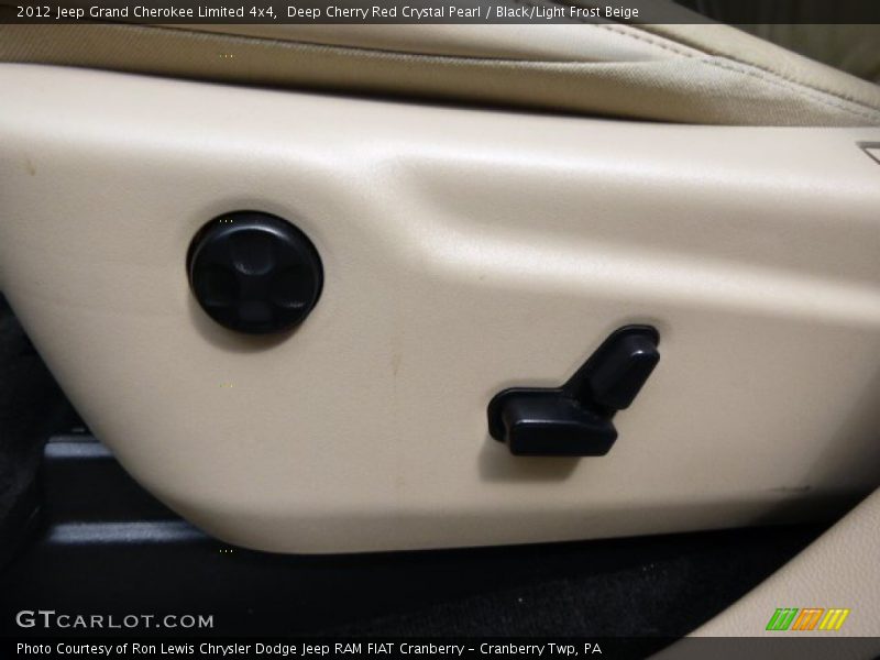 Deep Cherry Red Crystal Pearl / Black/Light Frost Beige 2012 Jeep Grand Cherokee Limited 4x4