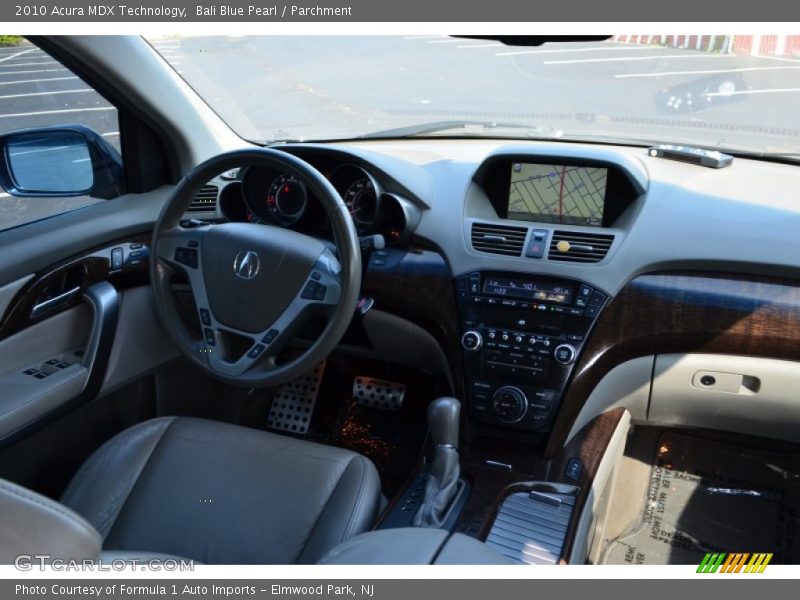Bali Blue Pearl / Parchment 2010 Acura MDX Technology