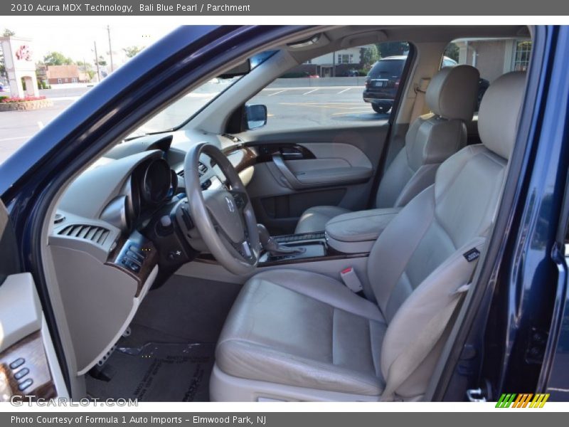 Bali Blue Pearl / Parchment 2010 Acura MDX Technology