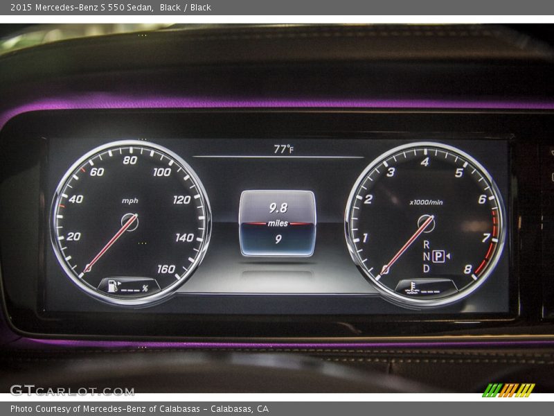 Black / Black 2015 Mercedes-Benz S 550 Sedan