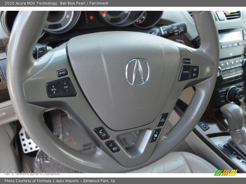 Bali Blue Pearl / Parchment 2010 Acura MDX Technology