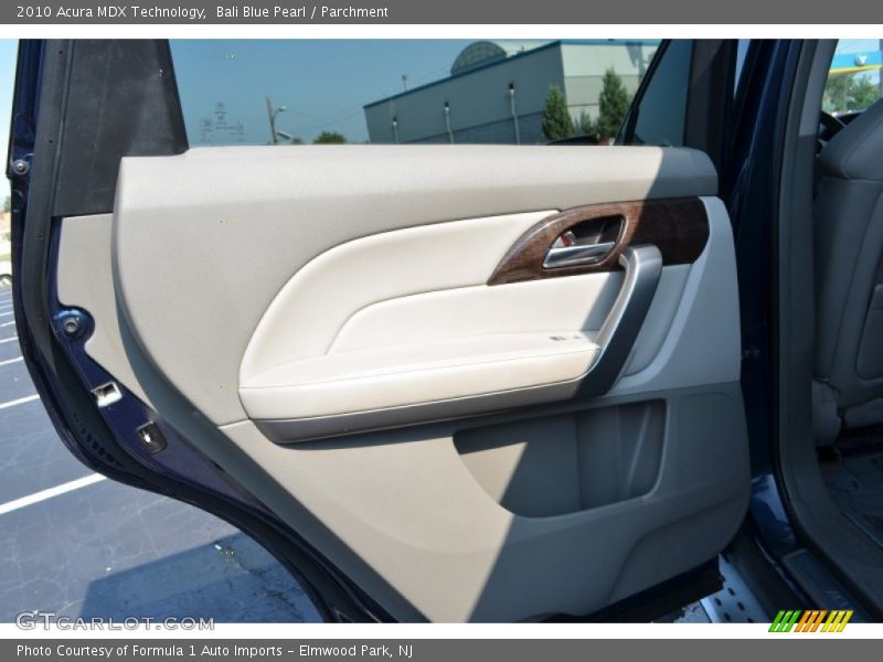 Bali Blue Pearl / Parchment 2010 Acura MDX Technology