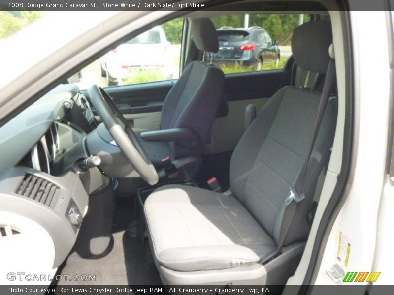 Stone White / Dark Slate/Light Shale 2008 Dodge Grand Caravan SE