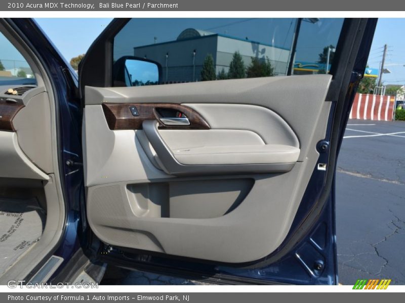 Bali Blue Pearl / Parchment 2010 Acura MDX Technology