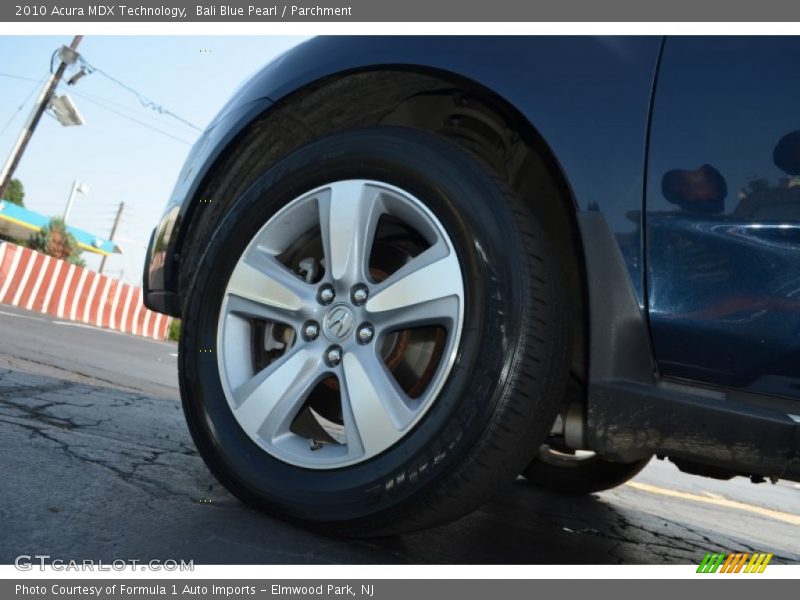 Bali Blue Pearl / Parchment 2010 Acura MDX Technology