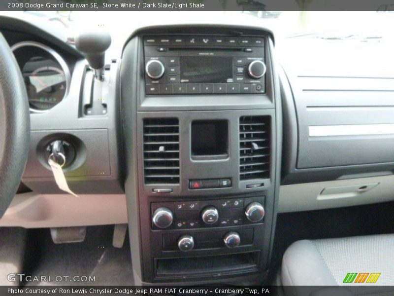 Stone White / Dark Slate/Light Shale 2008 Dodge Grand Caravan SE