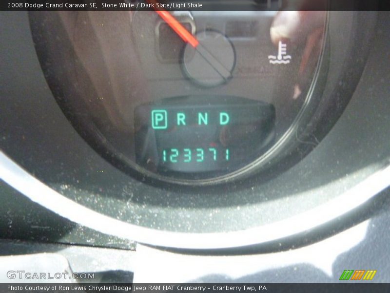 Stone White / Dark Slate/Light Shale 2008 Dodge Grand Caravan SE