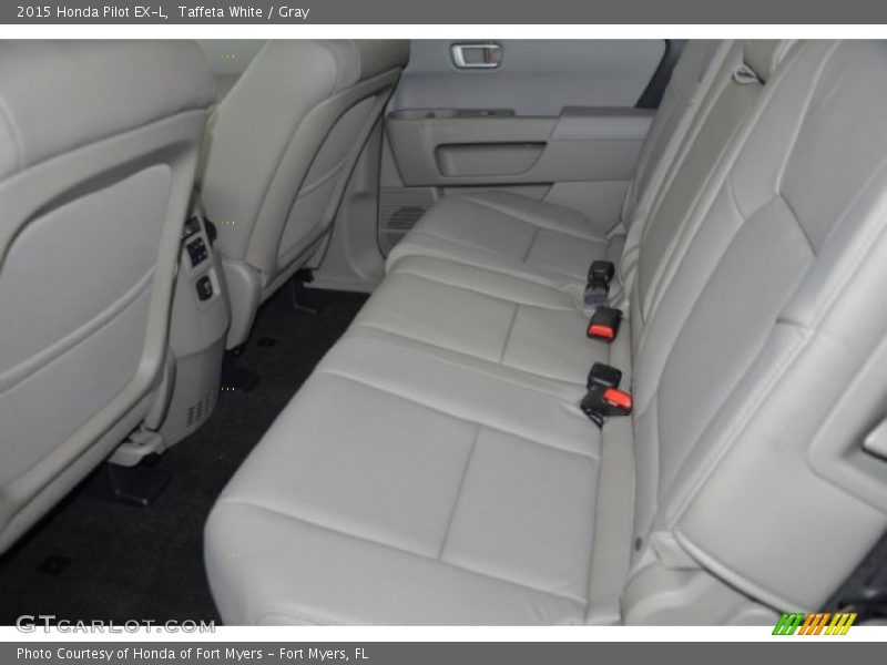 Taffeta White / Gray 2015 Honda Pilot EX-L