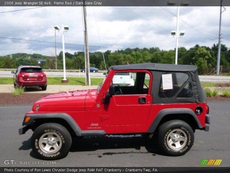 Flame Red / Dark Slate Gray 2006 Jeep Wrangler SE 4x4