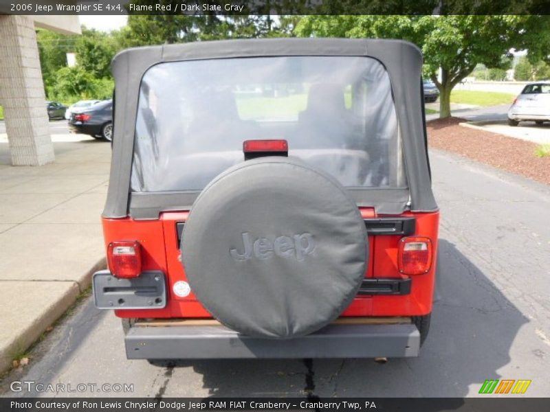 Flame Red / Dark Slate Gray 2006 Jeep Wrangler SE 4x4
