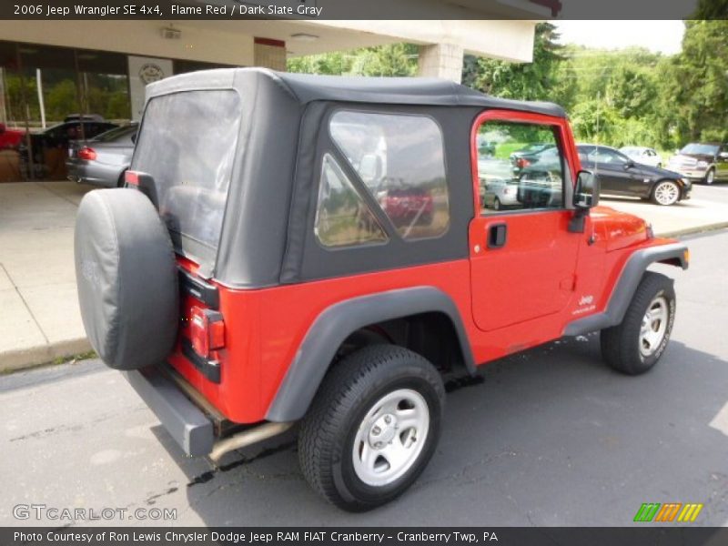 Flame Red / Dark Slate Gray 2006 Jeep Wrangler SE 4x4