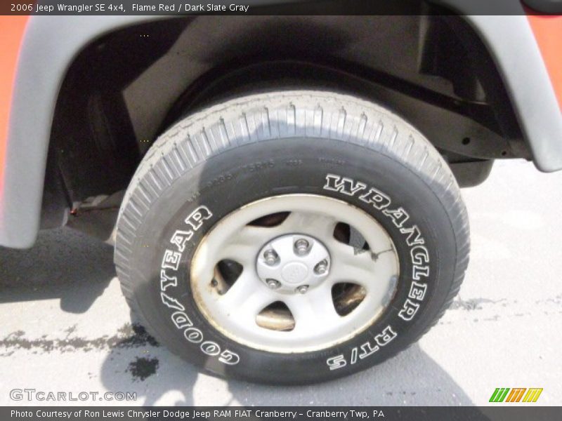 Flame Red / Dark Slate Gray 2006 Jeep Wrangler SE 4x4