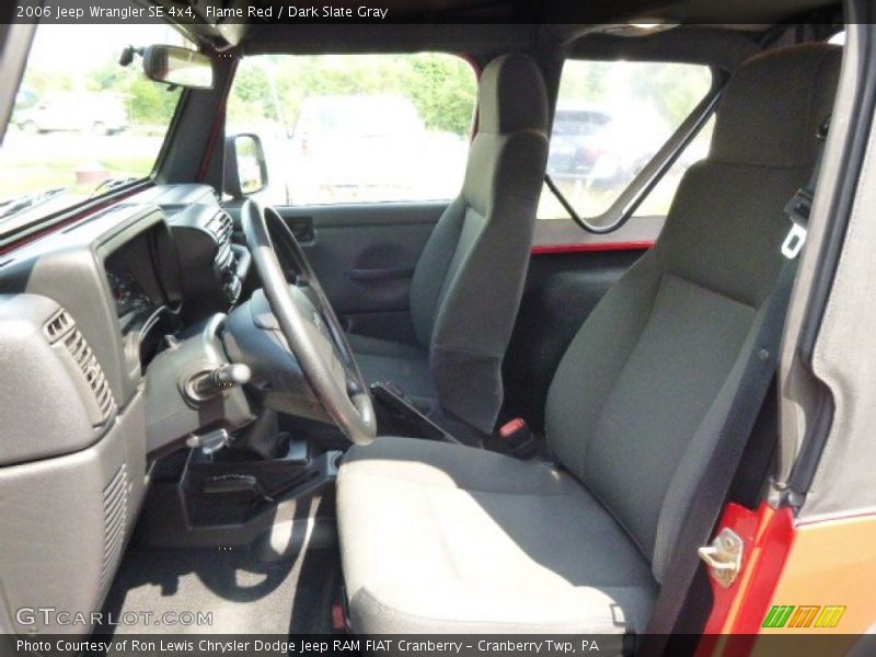 Flame Red / Dark Slate Gray 2006 Jeep Wrangler SE 4x4