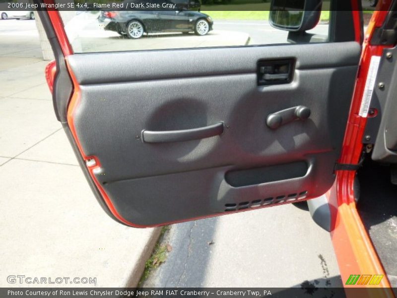 Flame Red / Dark Slate Gray 2006 Jeep Wrangler SE 4x4