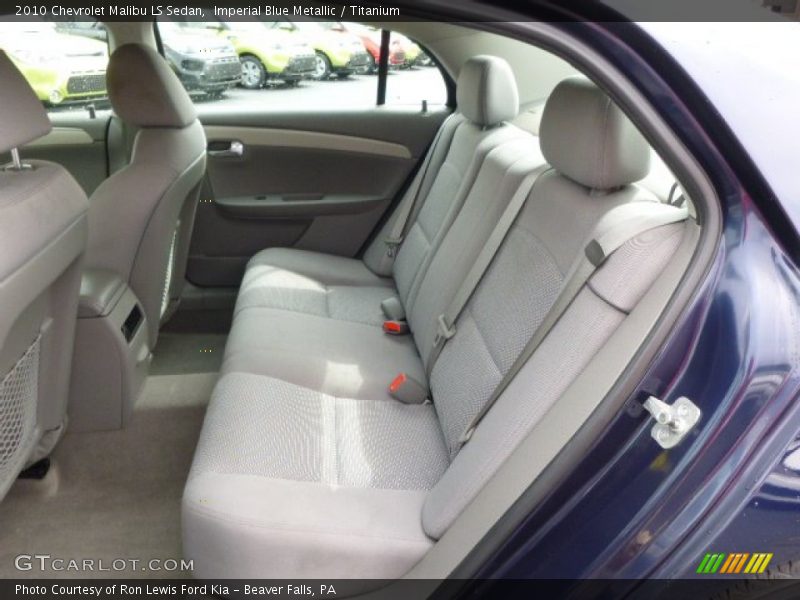 Imperial Blue Metallic / Titanium 2010 Chevrolet Malibu LS Sedan