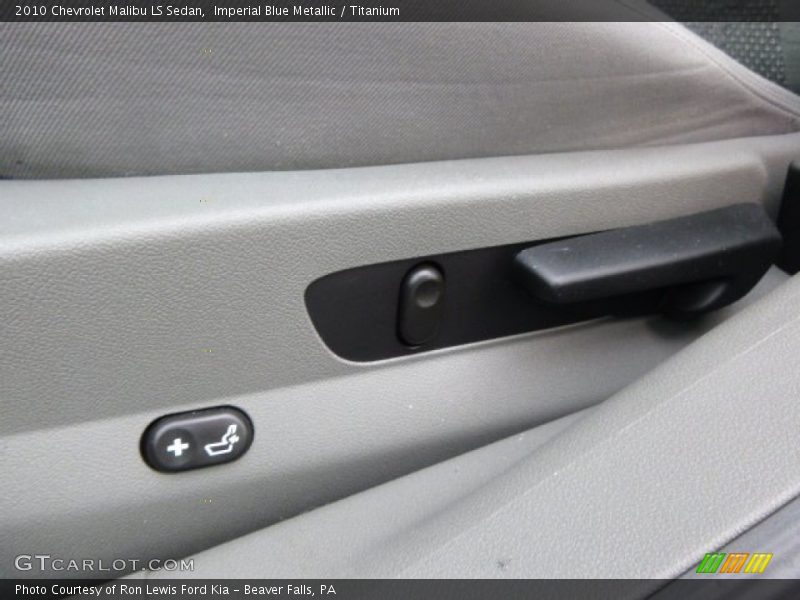 Imperial Blue Metallic / Titanium 2010 Chevrolet Malibu LS Sedan