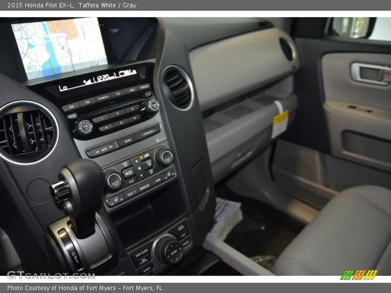 Taffeta White / Gray 2015 Honda Pilot EX-L