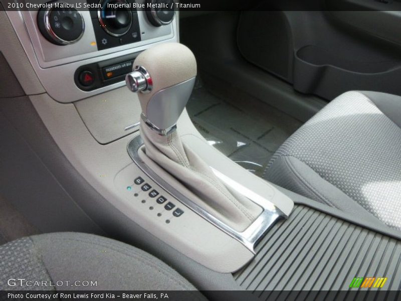 Imperial Blue Metallic / Titanium 2010 Chevrolet Malibu LS Sedan