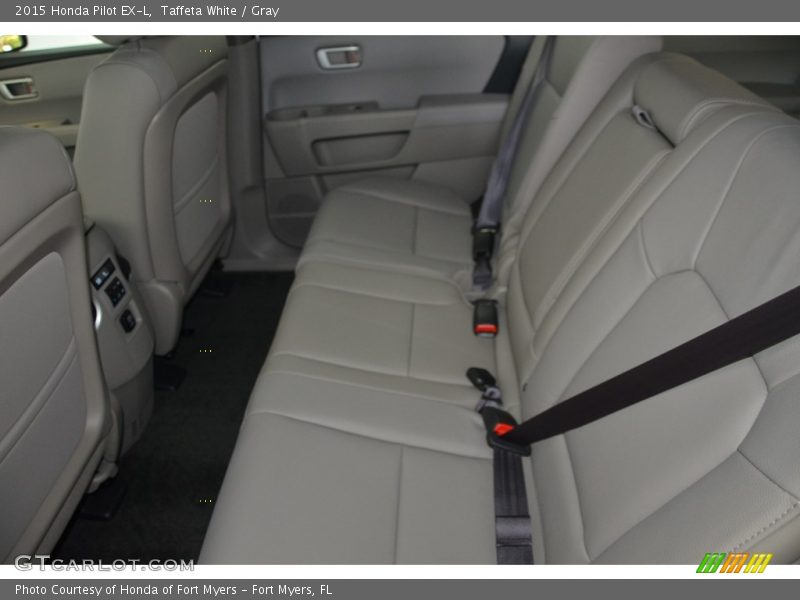 Taffeta White / Gray 2015 Honda Pilot EX-L