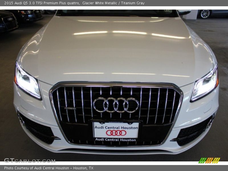 Glacier White Metallic / Titanium Gray 2015 Audi Q5 3.0 TFSI Premium Plus quattro
