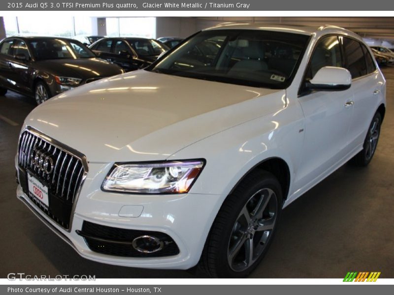 Glacier White Metallic / Titanium Gray 2015 Audi Q5 3.0 TFSI Premium Plus quattro