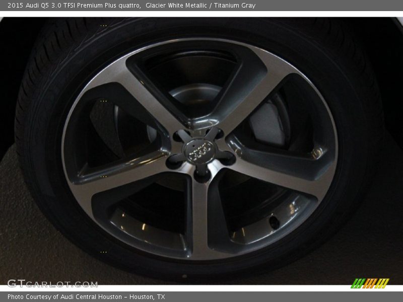 Glacier White Metallic / Titanium Gray 2015 Audi Q5 3.0 TFSI Premium Plus quattro