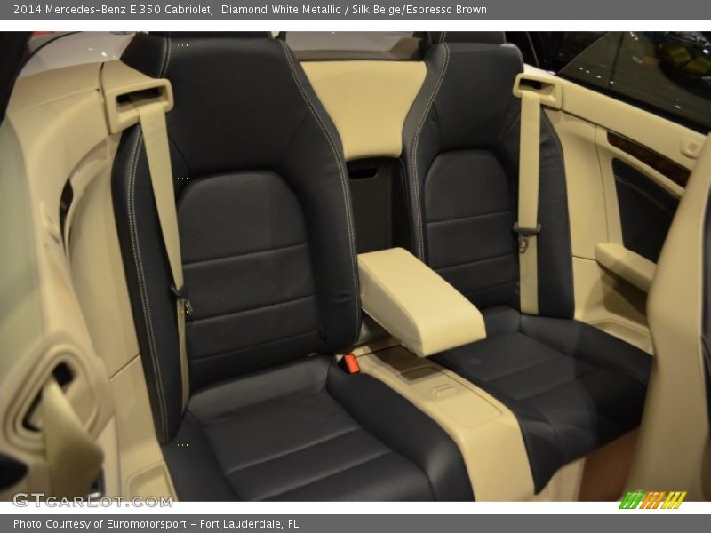 Diamond White Metallic / Silk Beige/Espresso Brown 2014 Mercedes-Benz E 350 Cabriolet