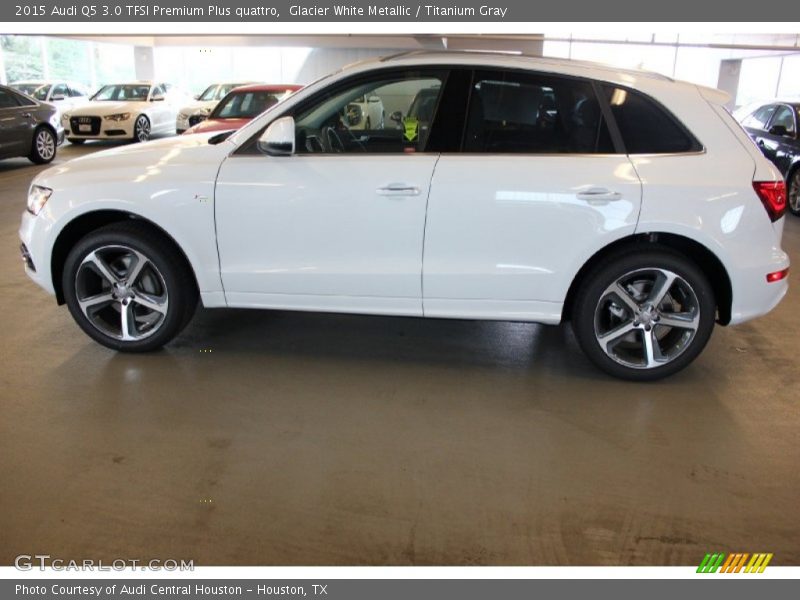 Glacier White Metallic / Titanium Gray 2015 Audi Q5 3.0 TFSI Premium Plus quattro