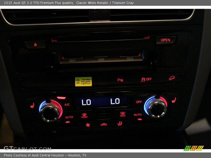 Glacier White Metallic / Titanium Gray 2015 Audi Q5 3.0 TFSI Premium Plus quattro