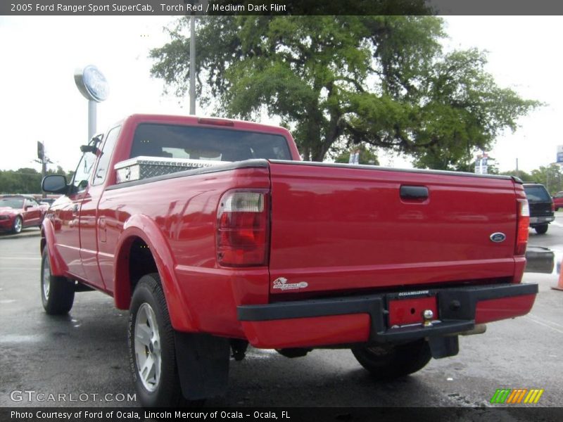 Torch Red / Medium Dark Flint 2005 Ford Ranger Sport SuperCab