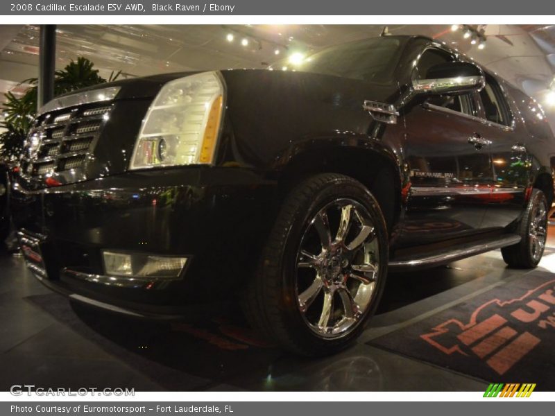 Black Raven / Ebony 2008 Cadillac Escalade ESV AWD